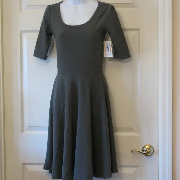 LuLaRoe | Dresses | 25 Lularoe Nicole Dress Xs Nwt 48 Gray Textured Fit Flare Skirt | Poshmark LuLaRoe | Dresses | 25 Lularoe Nicole Dress Xs Nwt 48 Gray Textured Fit Flare Skirt | Poshmark